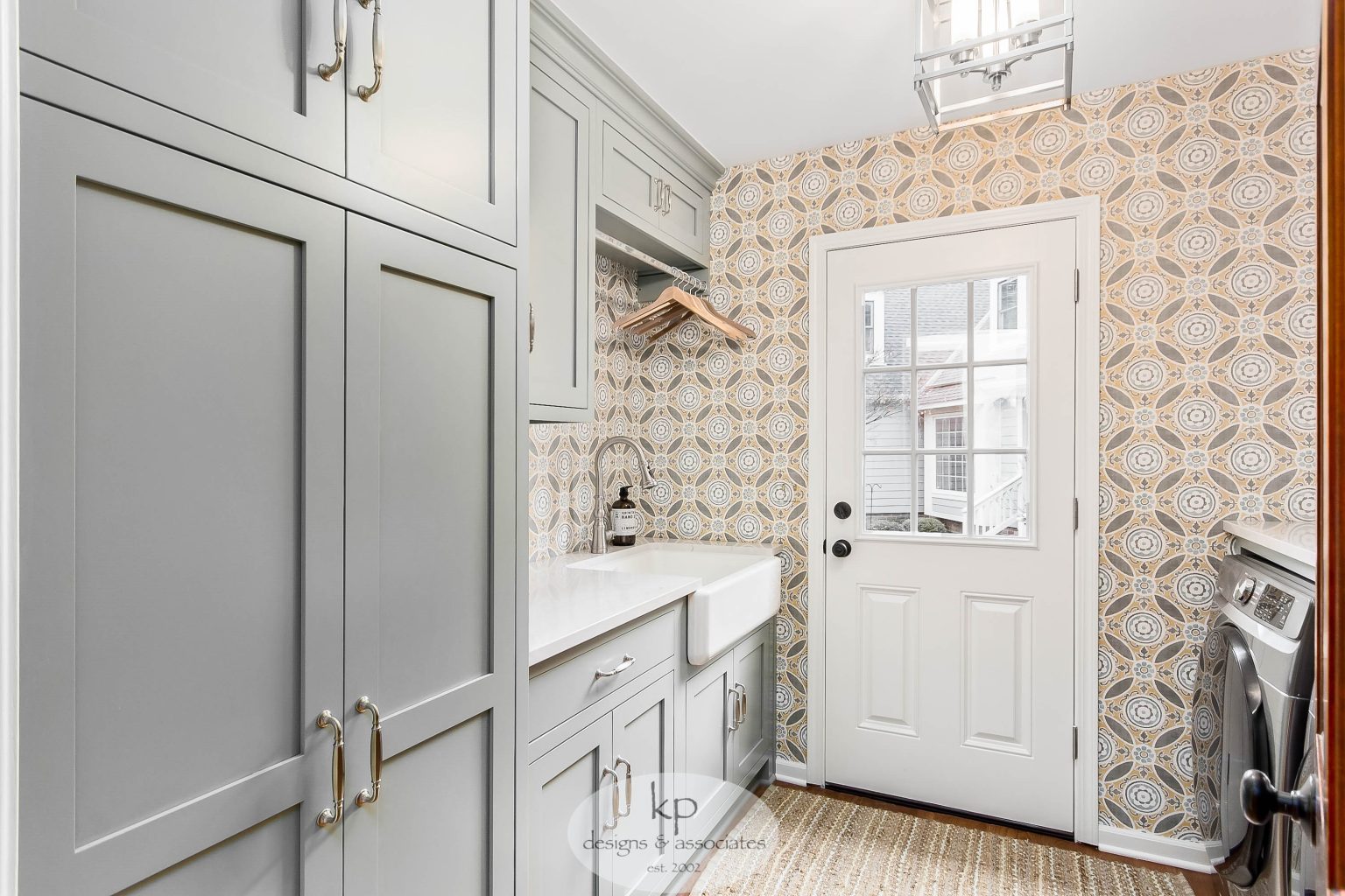 Transitional Farmhouse Laundry Room Kp Designs Group